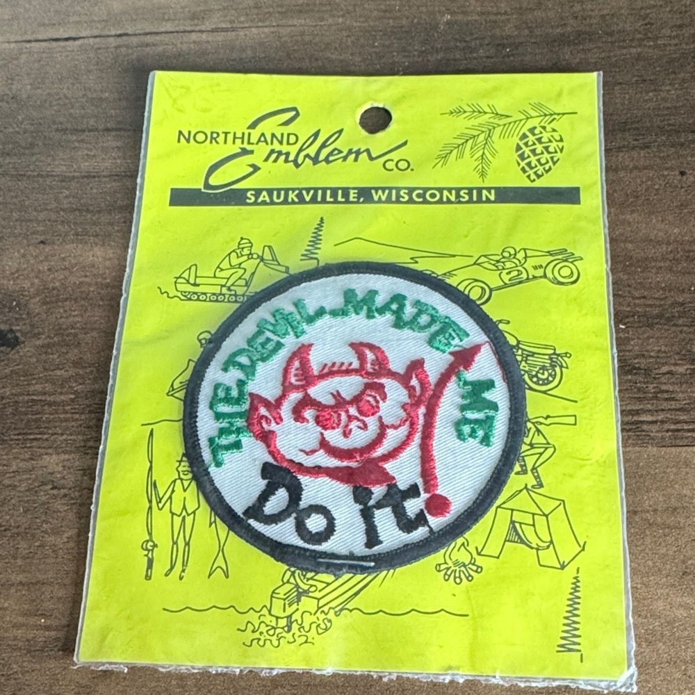 Northland Emblem Co. Patch with Red and Green Design